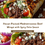 eef Wrap with Chili Hot Honey Feta Sauce Recipe