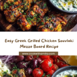 n Souvlaki Mezze Board with Garlic Sauce Recipe
