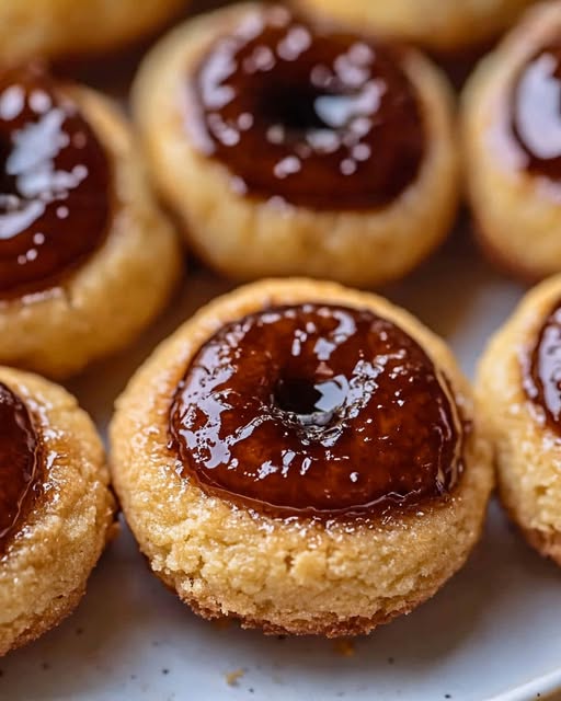 rème Brûlée Thumbprint Cookies Recipe - Recipe Image