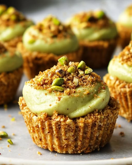 Vegan Pistachio Crispy Cups Recipe - Recipe Image
