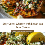 Greek Chicken with Lemon and Feta Recipe