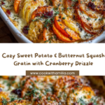 rrot Gratin with Cranberry-Honey Drizzle Recipe
