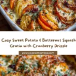 rrot Gratin with Cranberry-Honey Drizzle Recipe