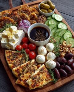 Mediterranean Cheese Board Recipe