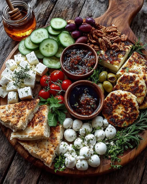 Mediterranean Cheese Grazing Board – Easy Appetizer Recipe 3 Mediterranean Cheese Grazing Board – Easy Appetizer Recipe - Recipe Image