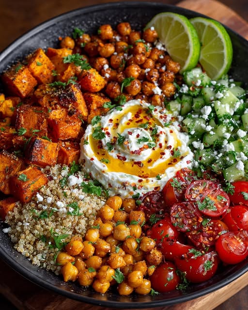 o Bowl with Whipped Feta and Spicy Honey Recipe