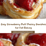 Strawberry Puff Pastry Danishes Recipe