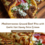 ef Pita with Garlic Hot Honey Feta Cream Recipe
