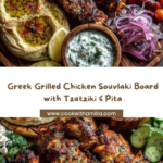 Greek Grilled Chicken Souvlaki Grazing Board Recipe