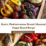 Rustic Mediterranean Bread and Roasted Veggie Board Recipe